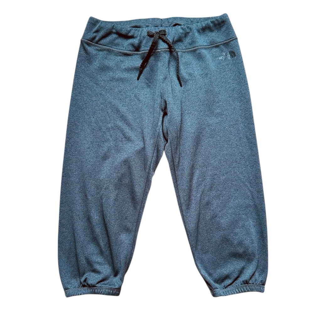 THE NORTH FACE gray crop knee length joggers size Large